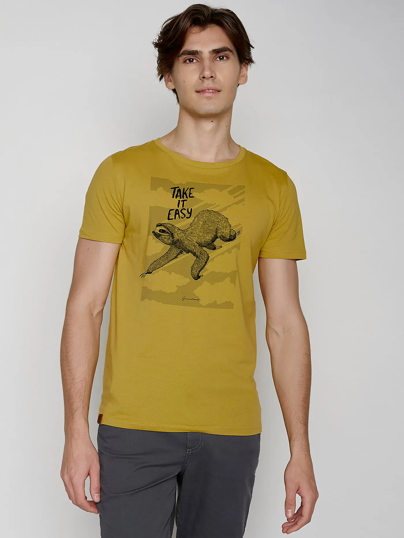 GREENBOMB | T-Shirt ANIMAL SLOTH FLYING | 